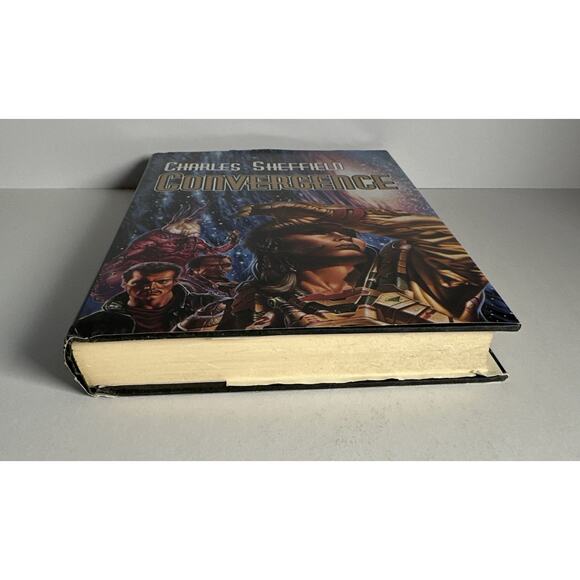 1997 "Convergence" Charles Scheffield, Baen Books-Science Fiction 1st HC DJ VG - Picture 4 of 11